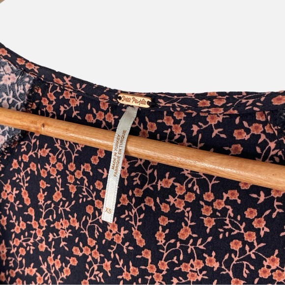 Free People size: XS floral Clara liberty floral tunic/mini dress - Picture 3 of 3